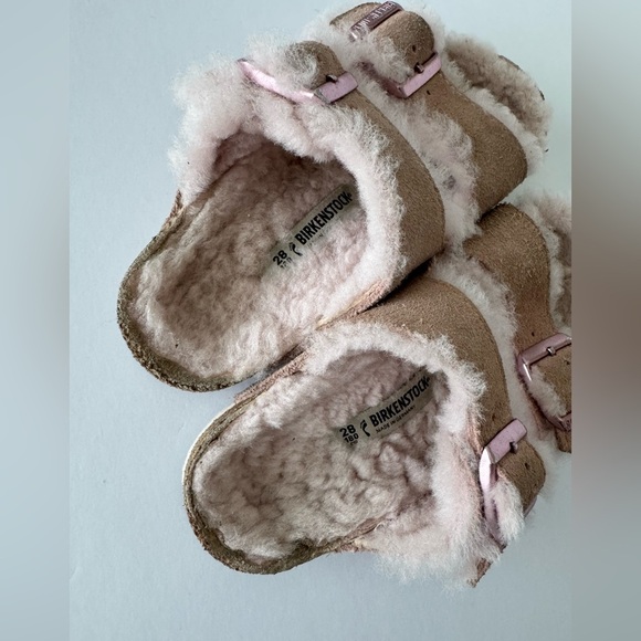 Birkenstock Kids Arizona Shearling Sandal Size 11 - Picture 3 of 3